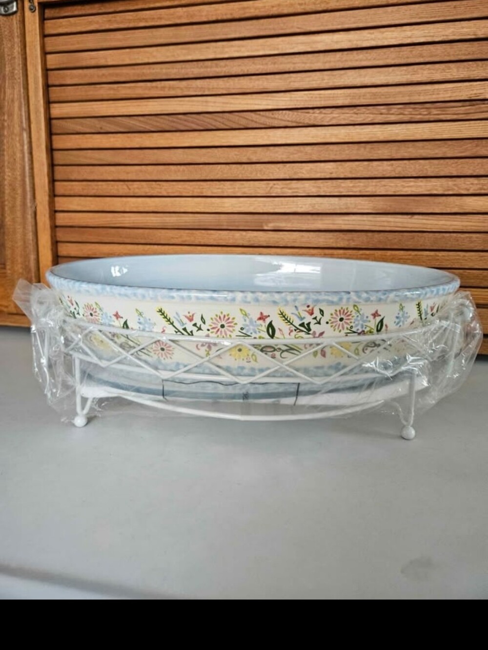 NEW Temp-tations Oval Tableware in "Bouquet" Pattern